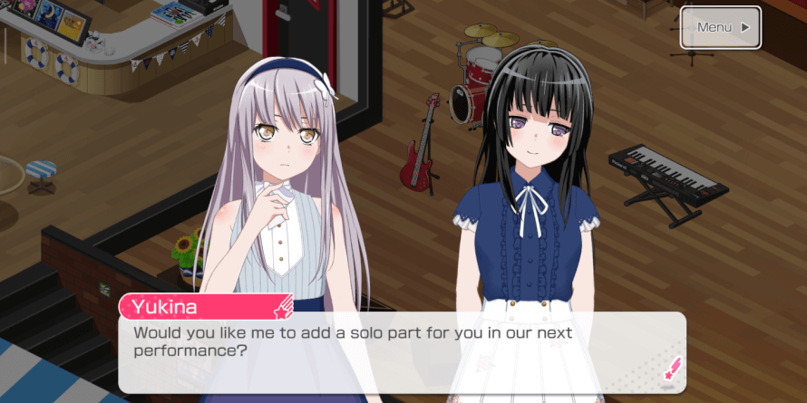     Found this when Upgrade Mic 

Little reference ~or spoiler~ to "Ringing Bloom"