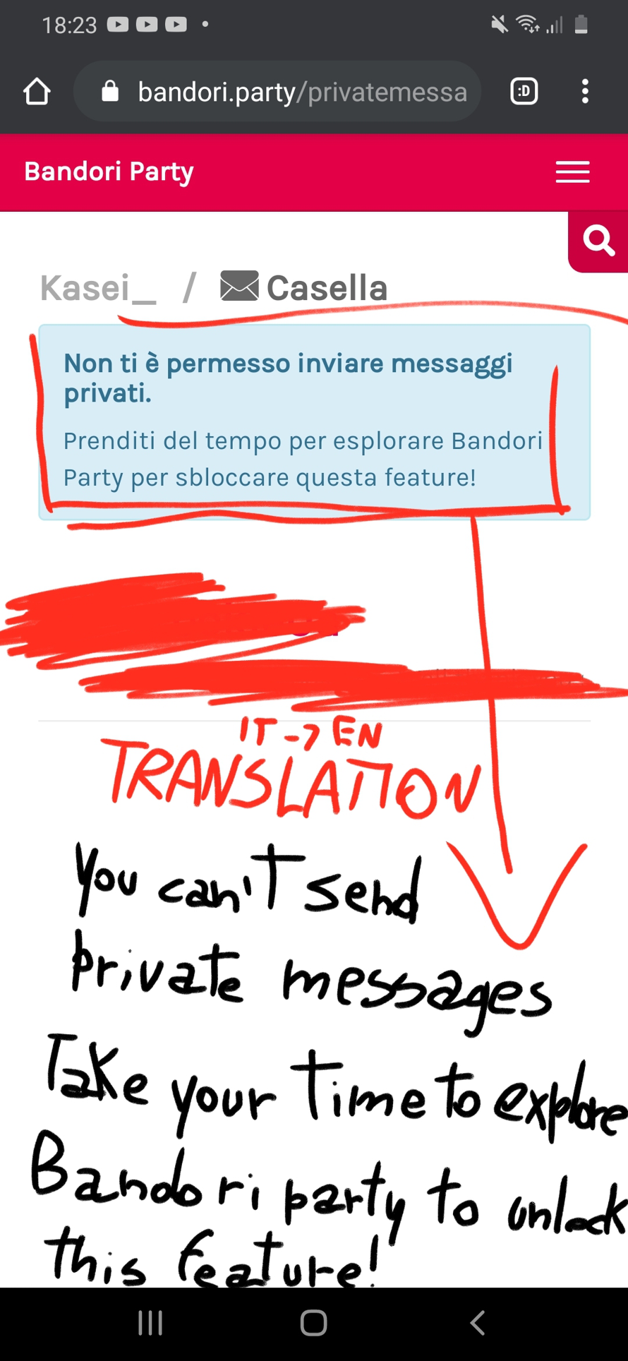   Please read!!

    So is it me or I can't even dm someone? Everytime I check the DM thingy this...