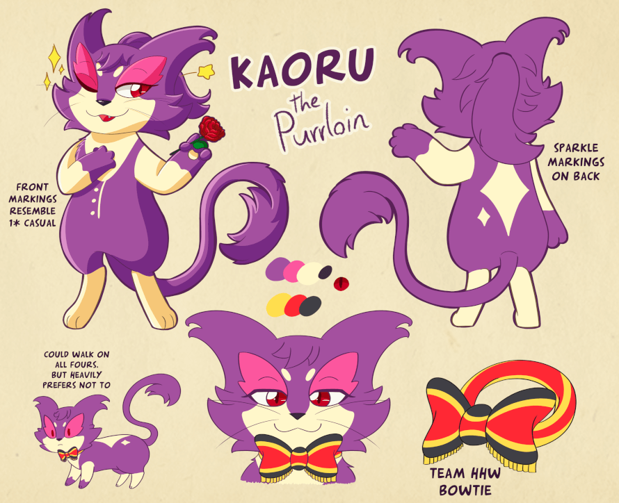 continuing with them pokemon mystery dungeons™, here's a purrloin kaoru!