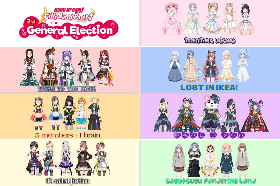   Which band would you vote for?

    Credit:  Bad Bandori...