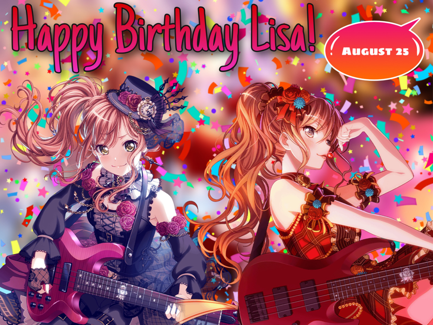 Happy Birthday Lisa!!!
       im late.