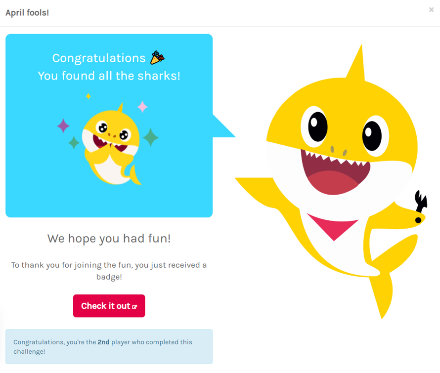 ohhhh i got 2nd, didn't expect that XD