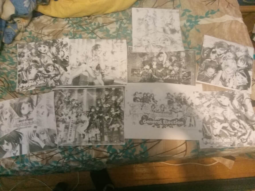Guys, I now printing is a crime, but I decited to print a Bandori picture and Utapri pictures. I...