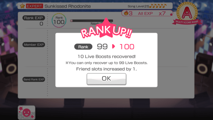 Rank 100! ♥