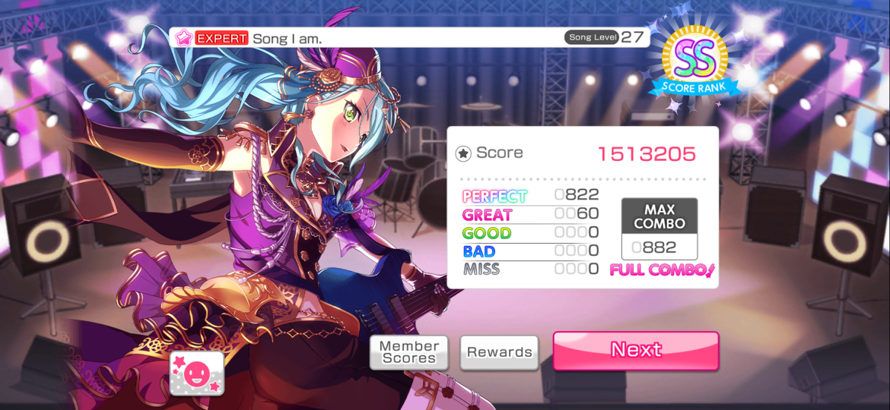 i FCed song i am during multi live today qwq