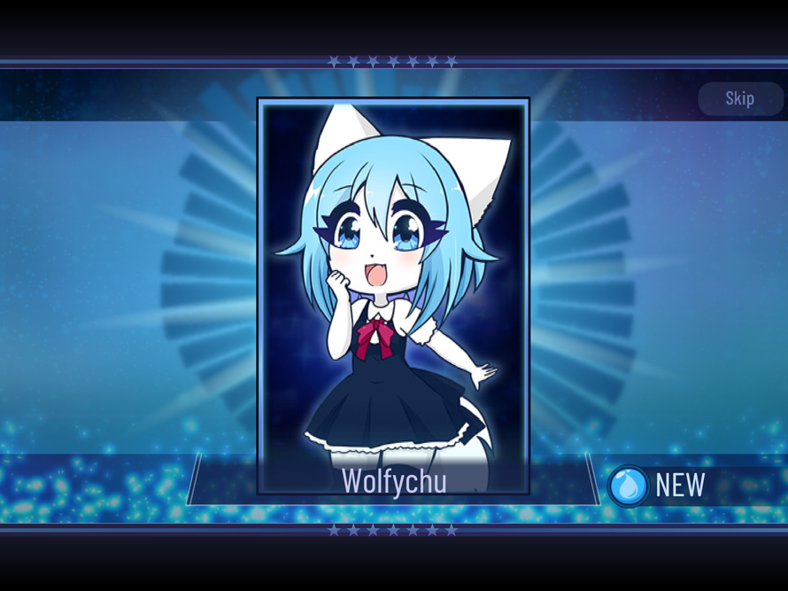 YASSsSsSSsSs!
I got Wolfychu!