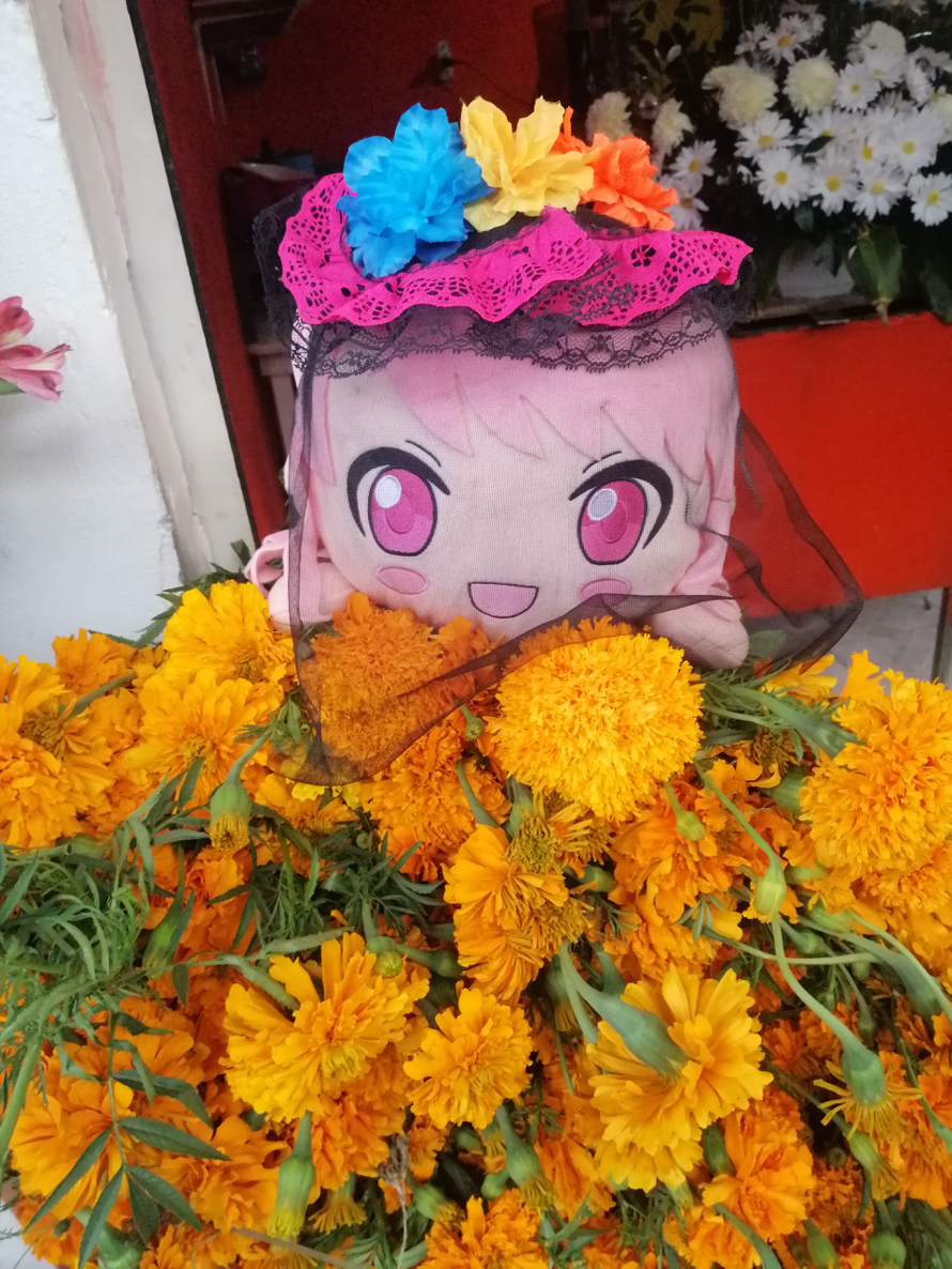🇬🇧The most kawaii Catrina ready to celebrate the Day of the Dead in Mexico sitting on the...