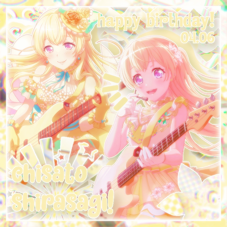 a tad early but!!!!! chisato!!!!!!

fun fact she used to be one of my favs, i still love her, just...