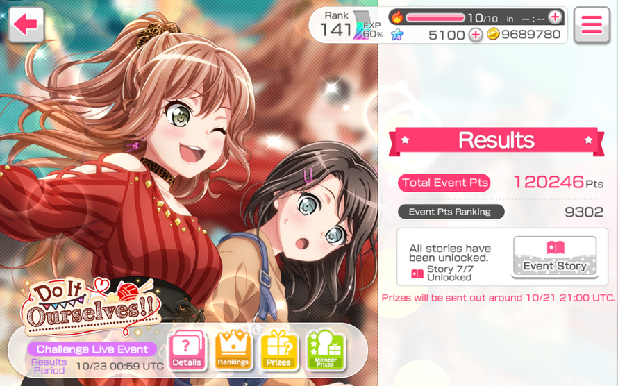 So did you guys remembered that I tiered in my first event right? I never planned on tiering on this...