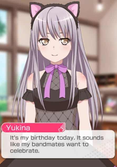 Happy birthday Yukina!