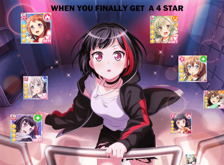 When you finally get a 4 star.