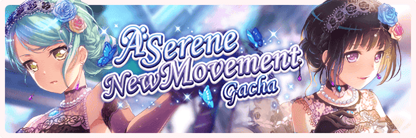 GOOD LUCK to everyone pulling on the Serene New Movement Gacha! I hope Sayo and Rinko  and Eve  come...