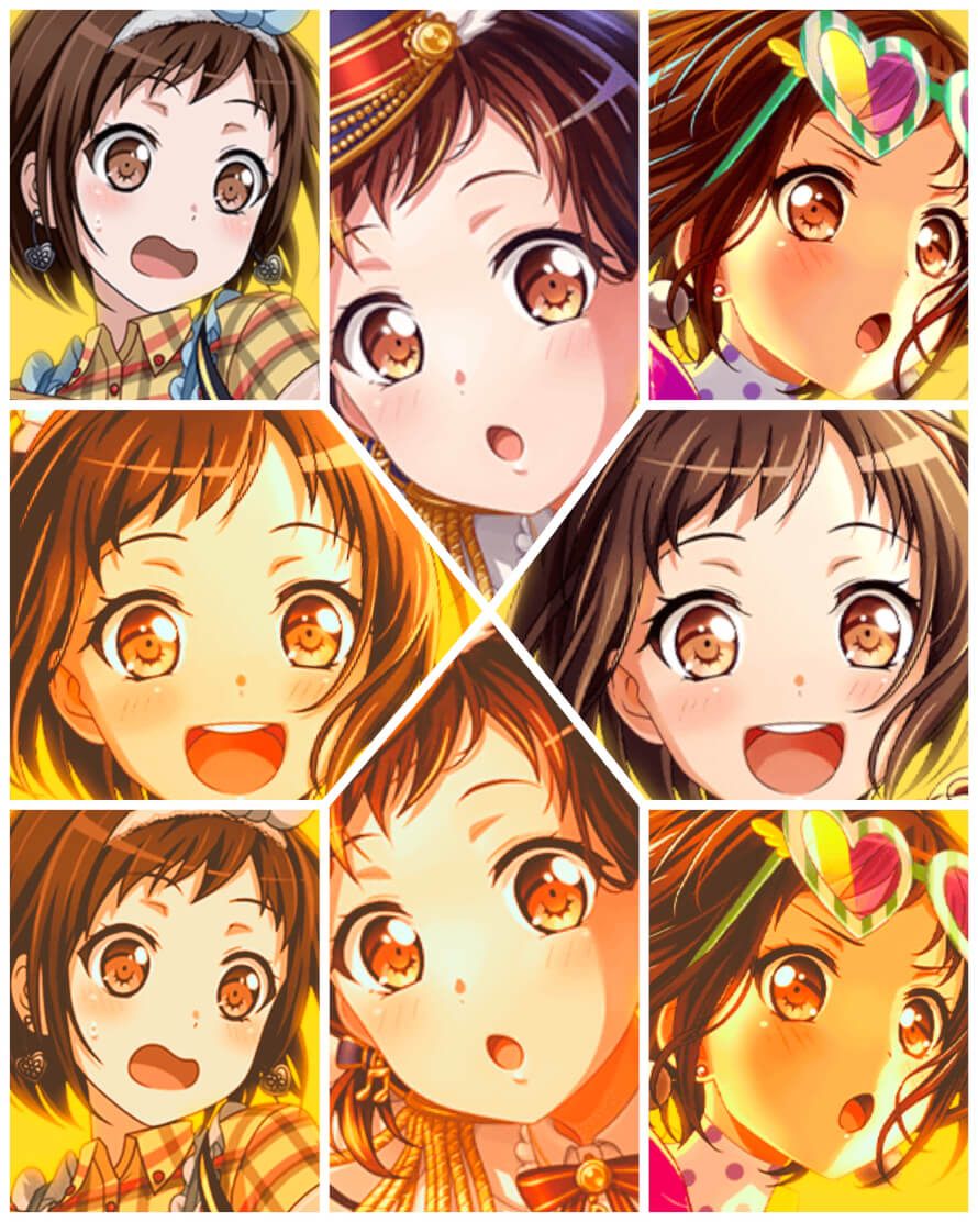  Loving every bandori girl...