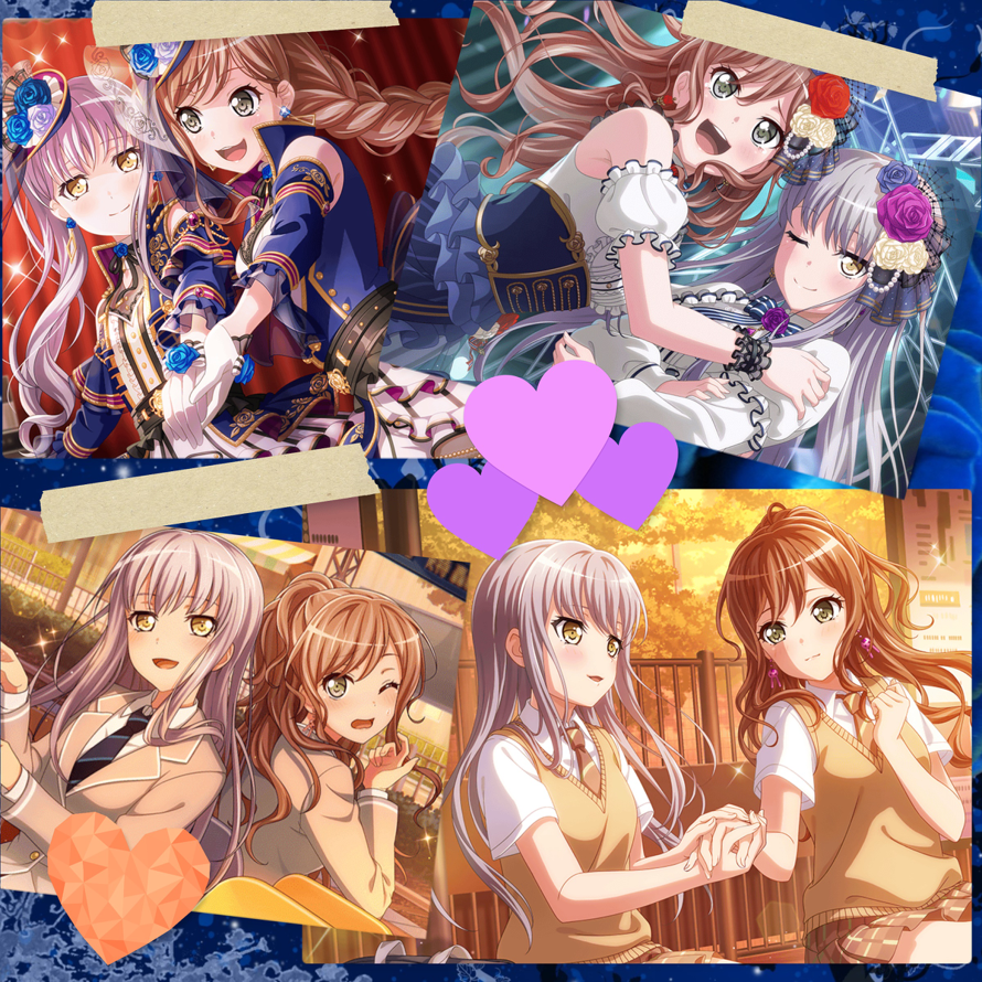
    Sort of like a little photo board of memories. It would be really sweet if Yukina, Lisa, or...
