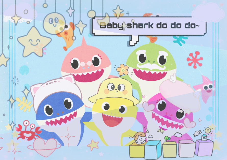 Yay another edit finished! This edit is for TrapQueen! So they actually requested a baby shark edit...