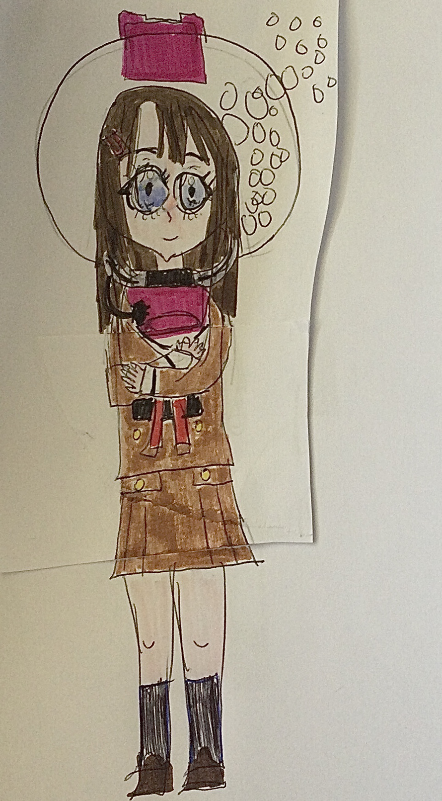 CurePopuri, here’s your request for Misaki scuba diving in her school uniform , I hope you like it...