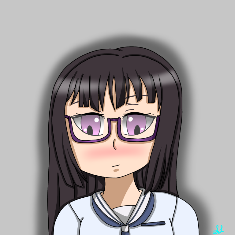 May I offer a Rinko with glasses because honestly I think she would look really cute if she wore...