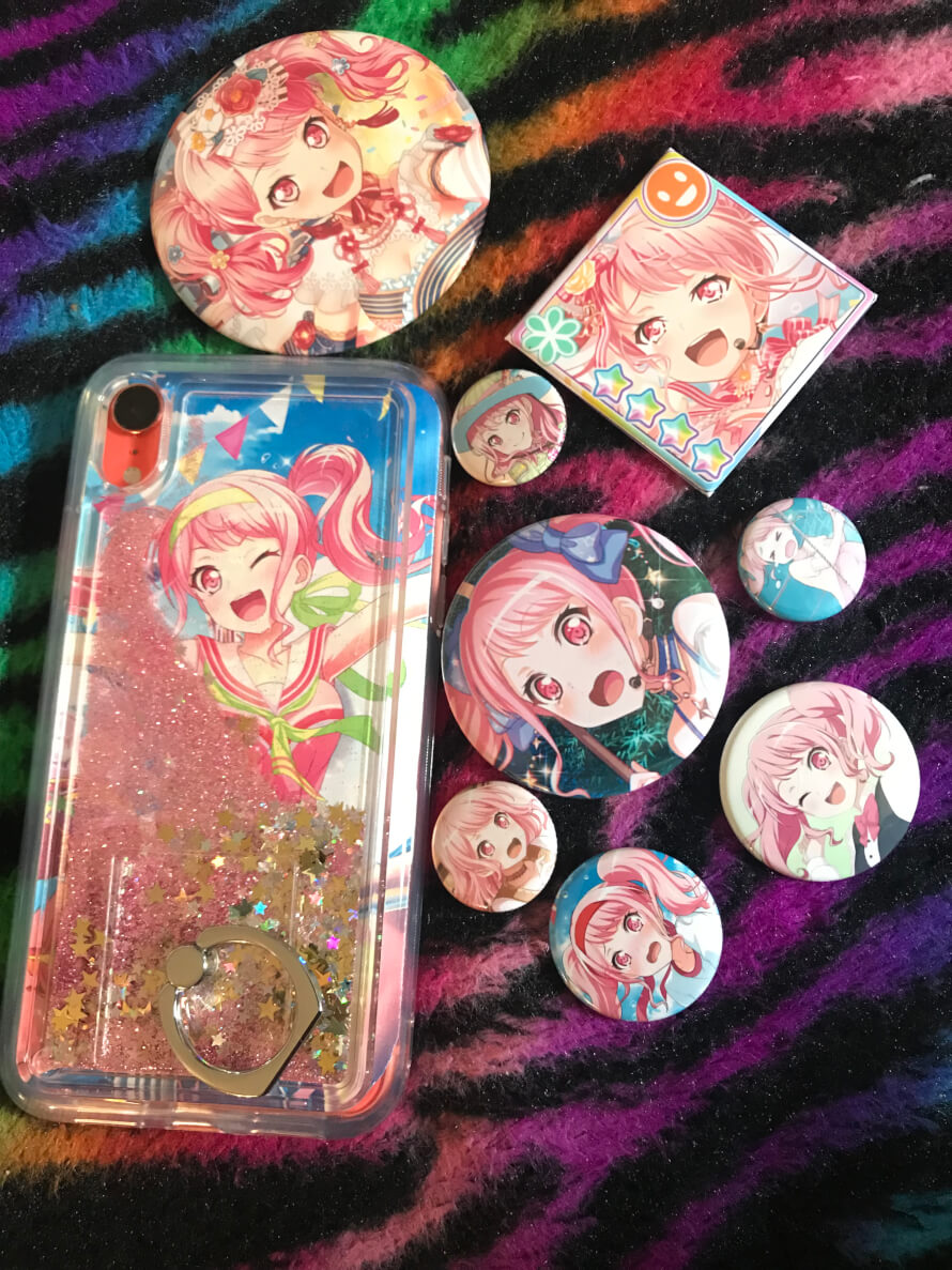 aya mail today!! the custom phone case is from @rubydesuwa  with added phone ring i got on amazon ...