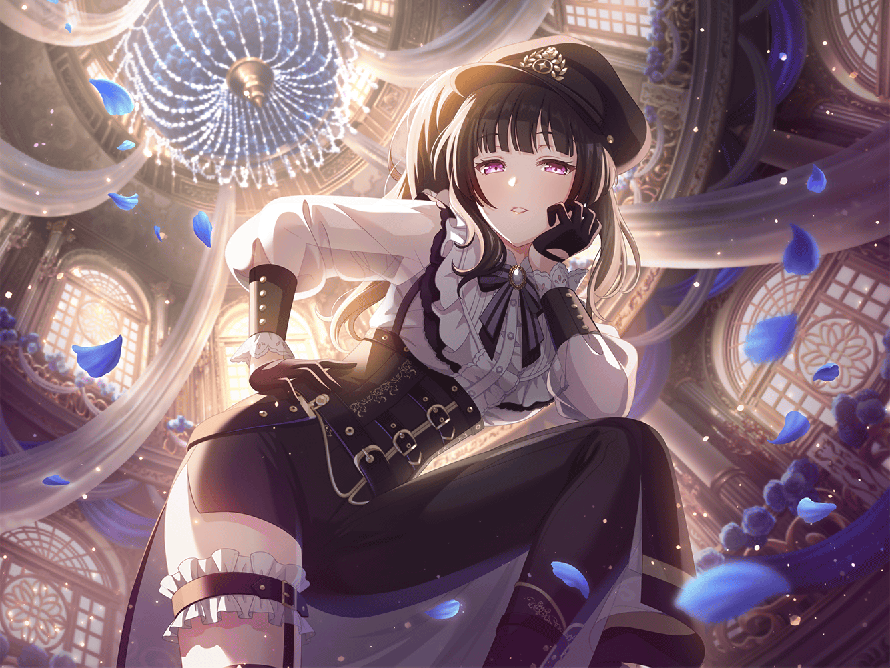 Ganhei o Card da Shirokane Rinko 5 estrelas.
Em 20 giros do gacha
