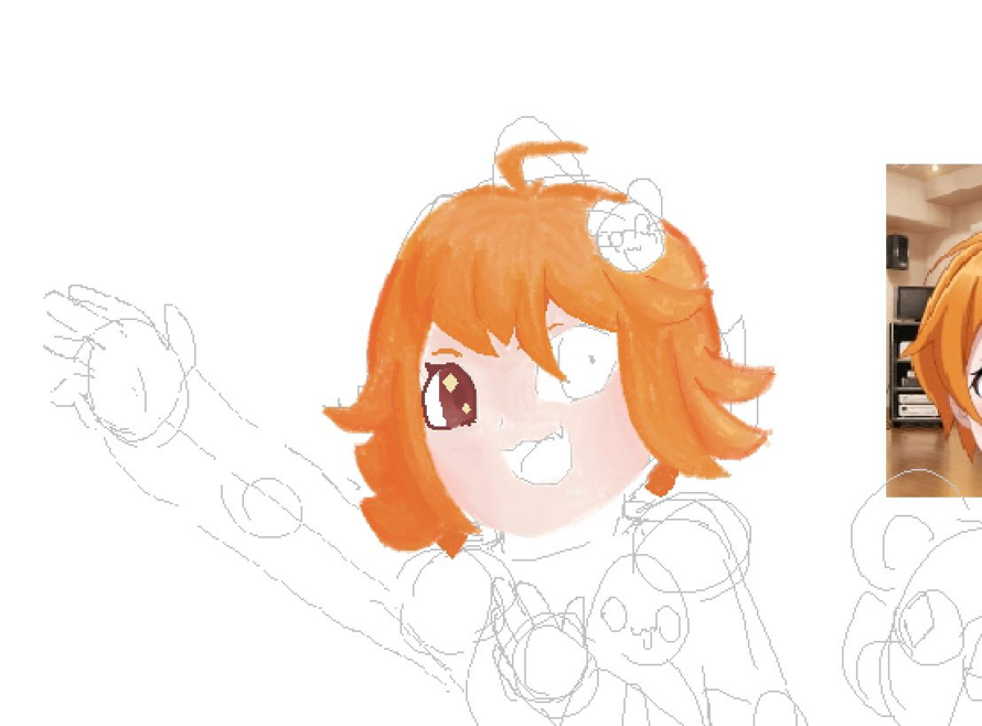   Wip for Nikorinnie!!  1/3 

    So basically I had to make all chibis but... I wanted to make a...