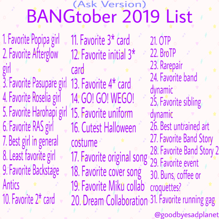   BANGTOBER DAY 4: FAVORITE ROSELIA...