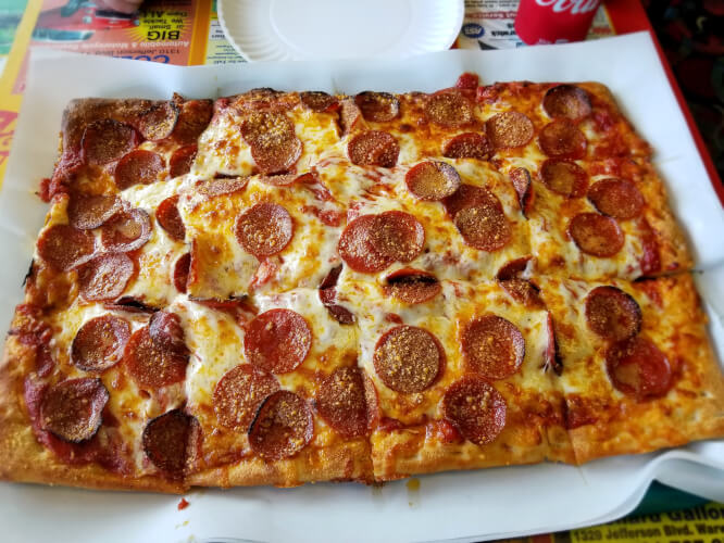 This pizza was so delicious but im currently in a food coma lol