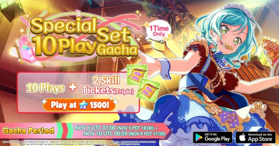 Heads up guys for the gacha. :D
Hope this helps to you...