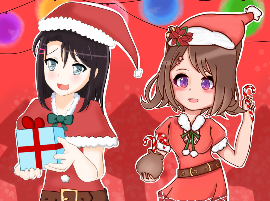   Merry christmas everyone!
So I made a collab with Kasumi_eat_me, I've never done anything like...