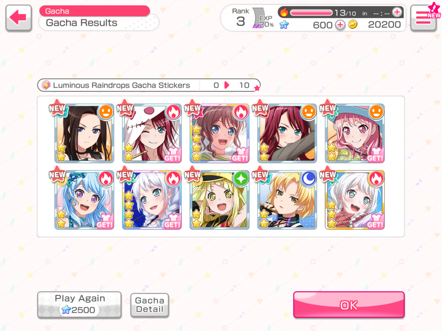 I GOT MY DEVICES BACK!! YAY! 
I used my reroll account and I got both saya and eves 4 star in my...