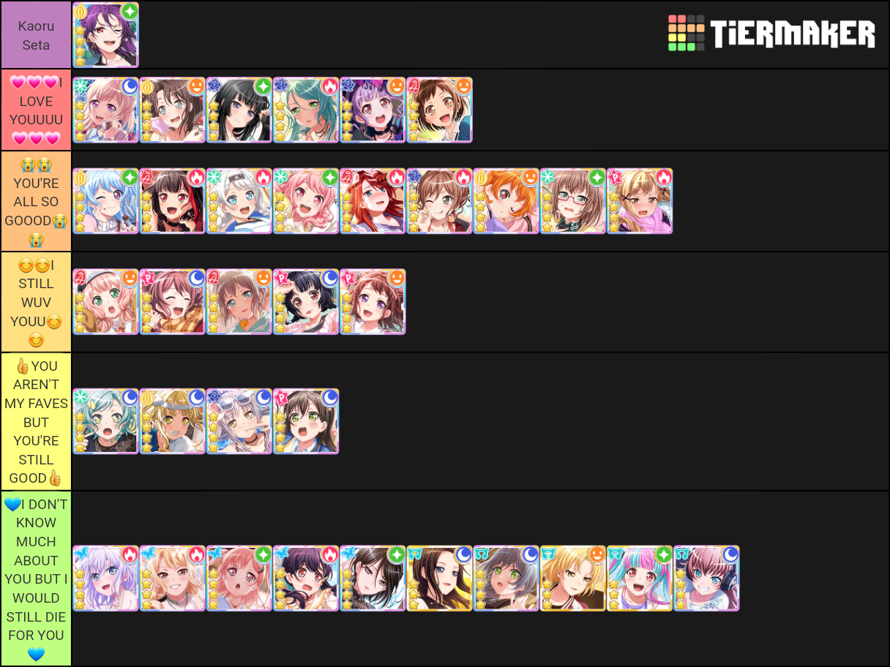 I've done this before and nothing's changed but here you go.

And remember! All the girls are good...