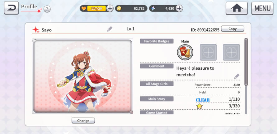  Joined Revue Starlight! 
So far I fell in love with Hikari. My best girl!
