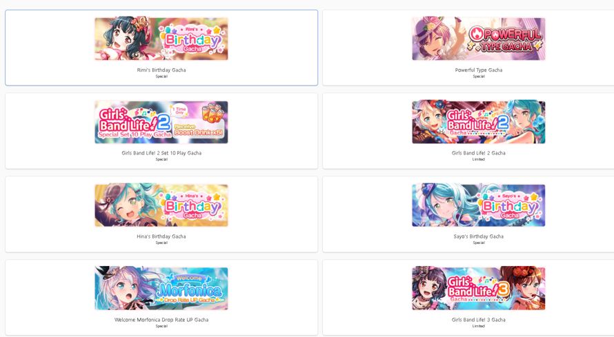     Just thought this was worth saying but if you check on Bestdori for upcoming gachas on the EN...