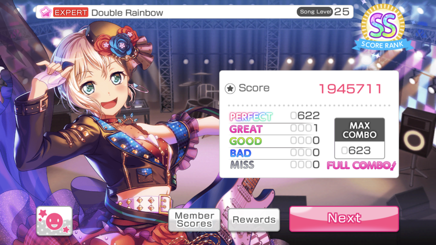 Got a good game playing multi live almost got my first full perfect expert song.
