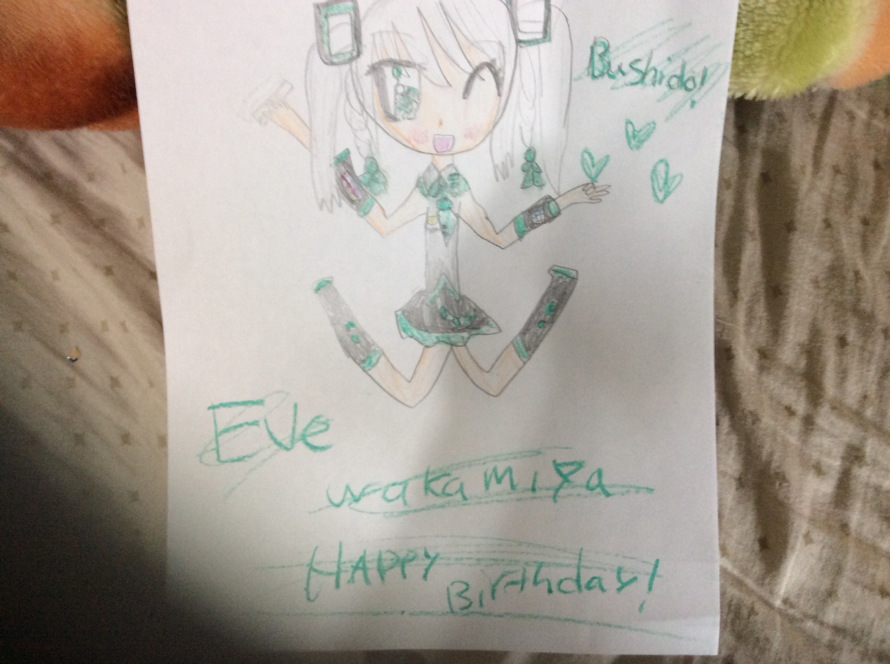 HAPPY BIRTHDAY EVE! THANK YOU FOR BEING A GREAT PIANIST FOR COLORFUL HAPPY PASTEL PALETTE! YOU ARE...
