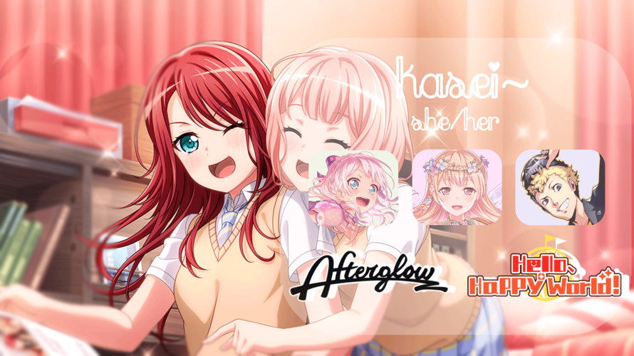   Here you go Kasei~!  

Unfortunately I couldn’t fit Himari completely into the background...