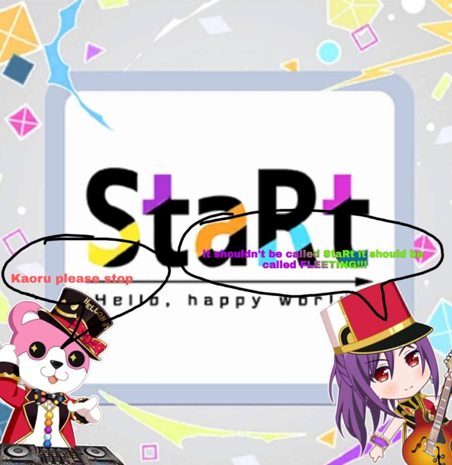 Kaoru stop FLEETING on songs 