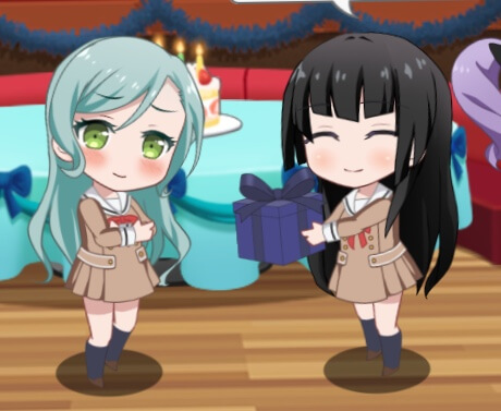 rinko with a present in her hands is the cutest thing ever

that pure smile

i love her

best...