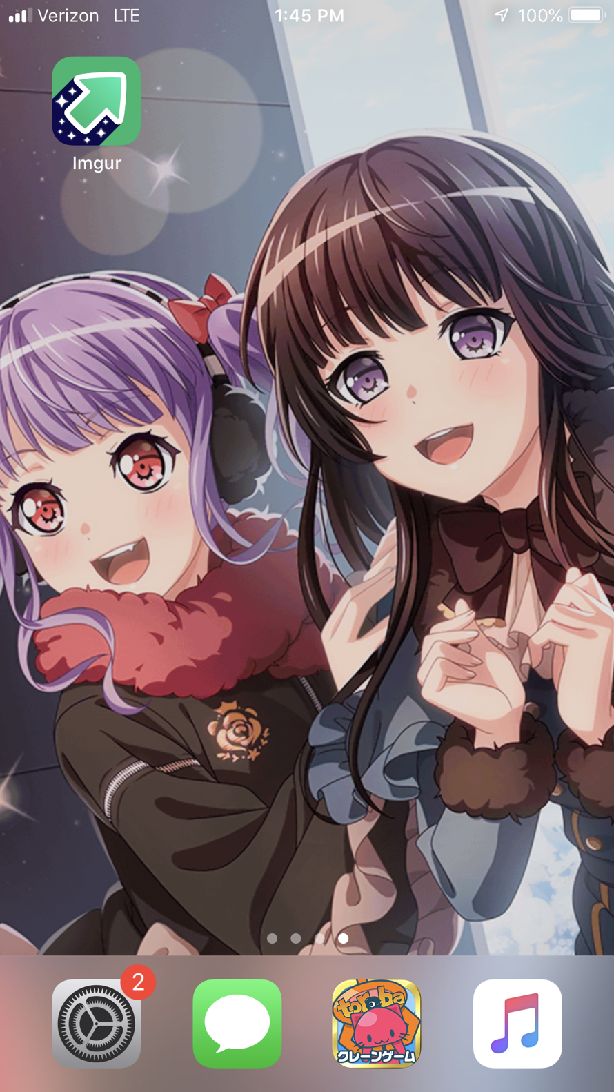 i finally did it. i changed my homescreen on my phone. it has been the "Smile & Black" artwork from...