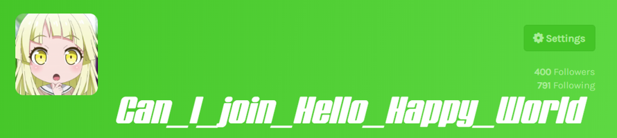   Happy! Lucky!
    I'm back!
    I wanna say that our community is great, I love you all
    I also...