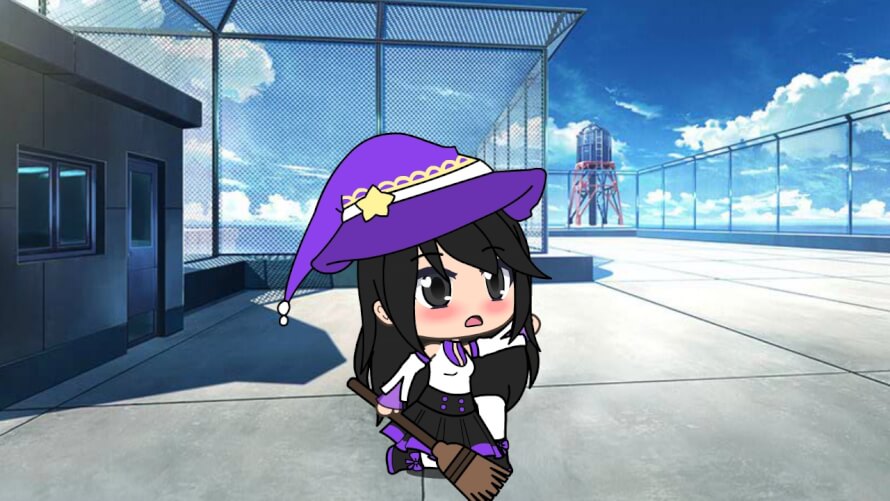 Soo i just play this thing called Gacha life idk why but umm I made myself dress up a witch :3...