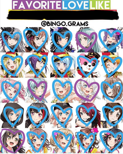 I meant to go to bed but then I saw a bandwagon

I hope you see now what I mean by "my BanDori...