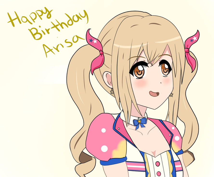     Happy birthday Arisa!