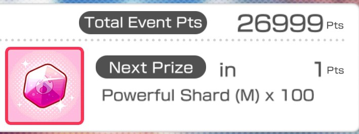 Just 1 point left... 