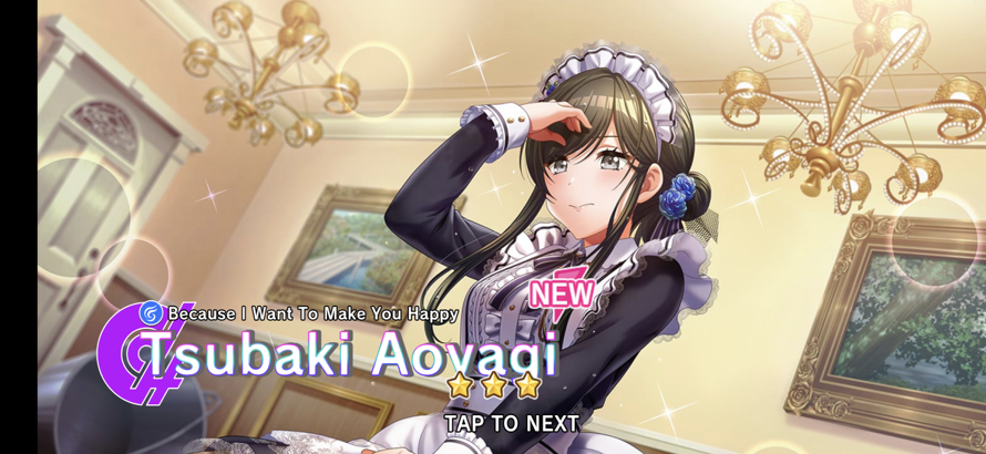Welcome back, Tsubaki 🤗🥰