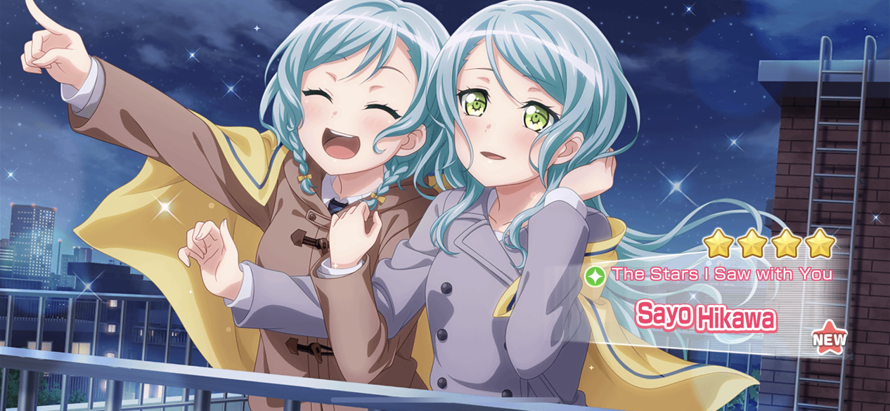 finally, I obtained my first 4 star Roselia card