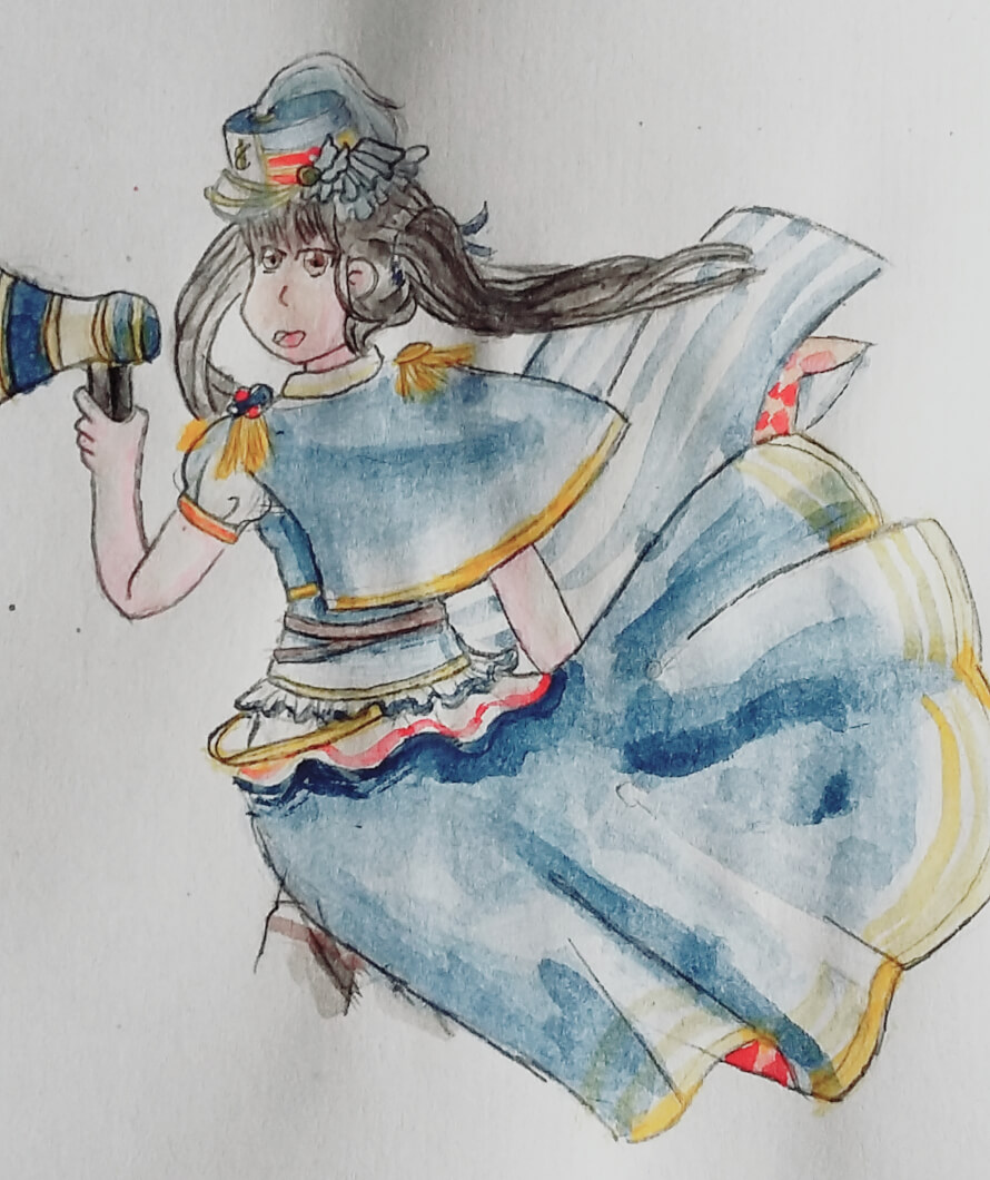 I drew this 3 days ago. I know i forget her gloves. I noticed that mistake when i was coloring. Now...