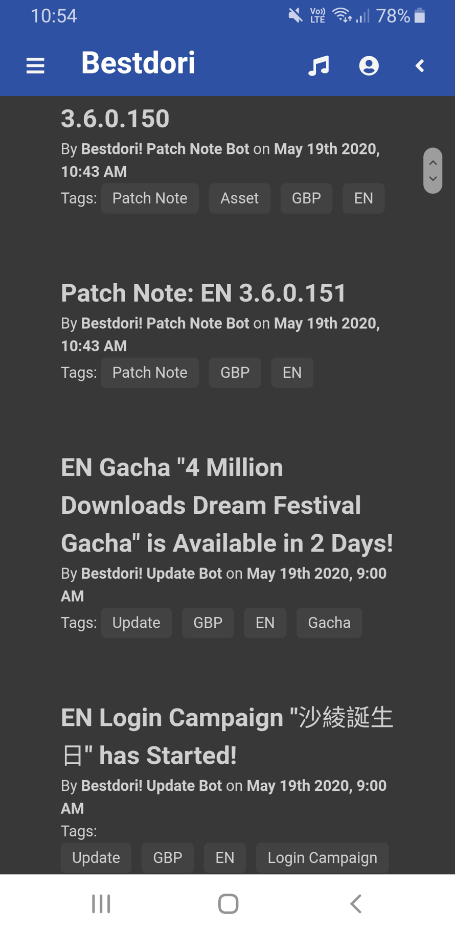 According to Bestdori, Dreamfes is apparently coming up soon....

Good luck to whoever pulls when...