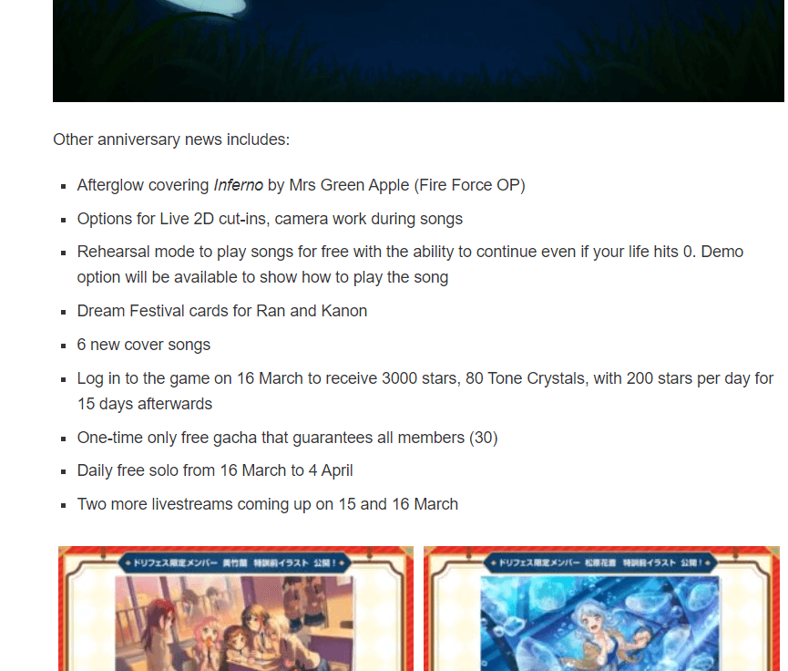 I was just looking at some gaming website for more 3rd anniv details but   IS THIS REAL?!?! Because...