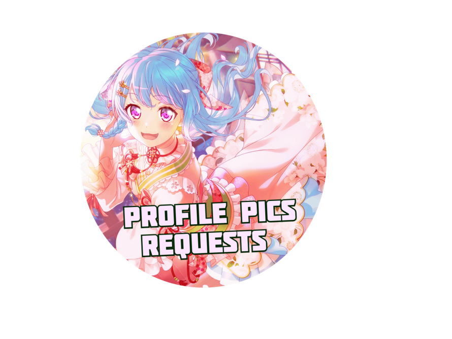     I'm making profile pics now. ;   ; Message me and I'll do it for the top 3.  OPEN  
   
  Send...