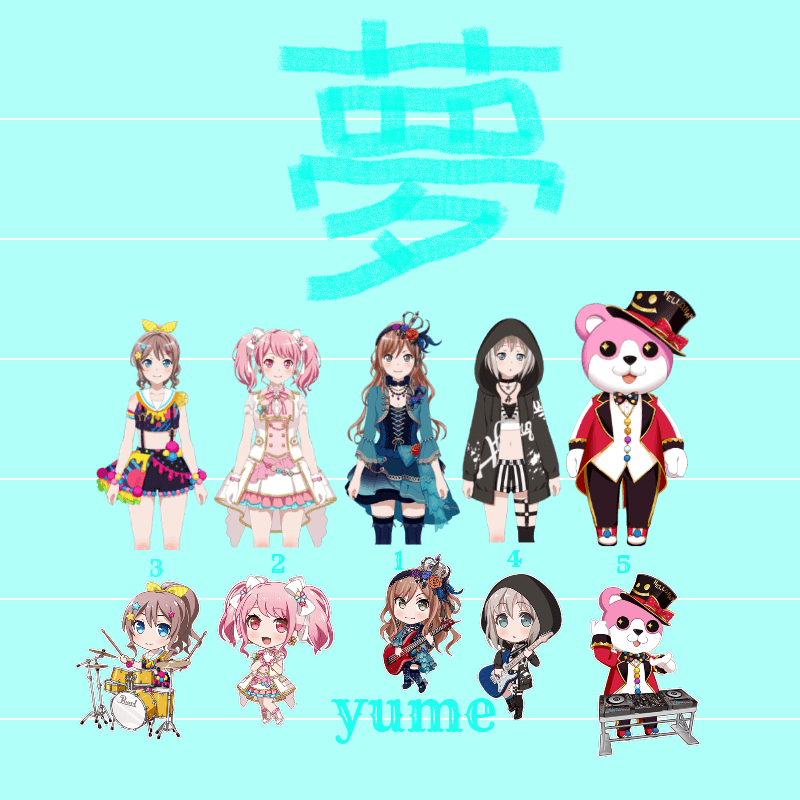 Here's the band of all my best girls! Somehow they make a band with all instruments too! Yay!